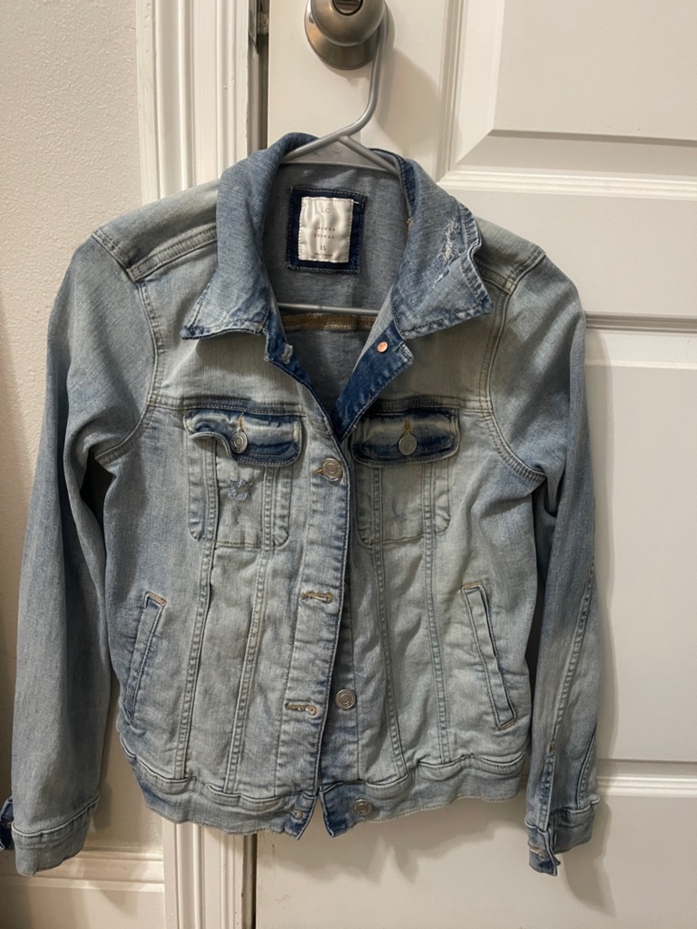 Lauren Conrad Light Wash Denim Jacket - Blue